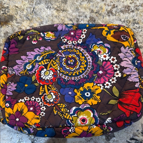 Vera Bradley Orange and Brown Patterned Bag - Picture 4 of 4